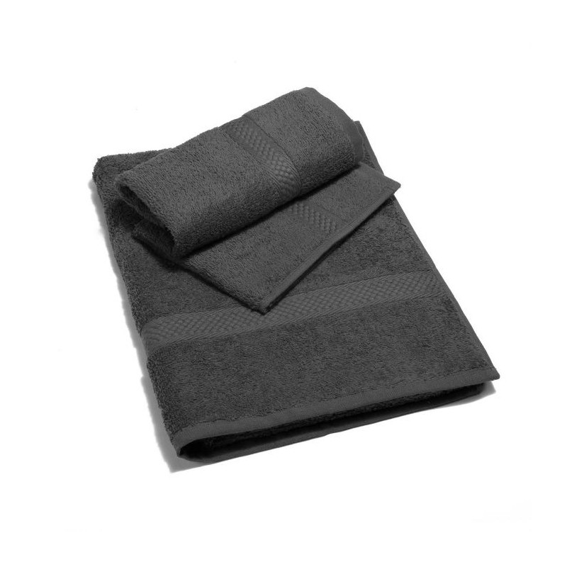 Asciugamano con Ospite in Cotone Stripe Naturale Caleffi