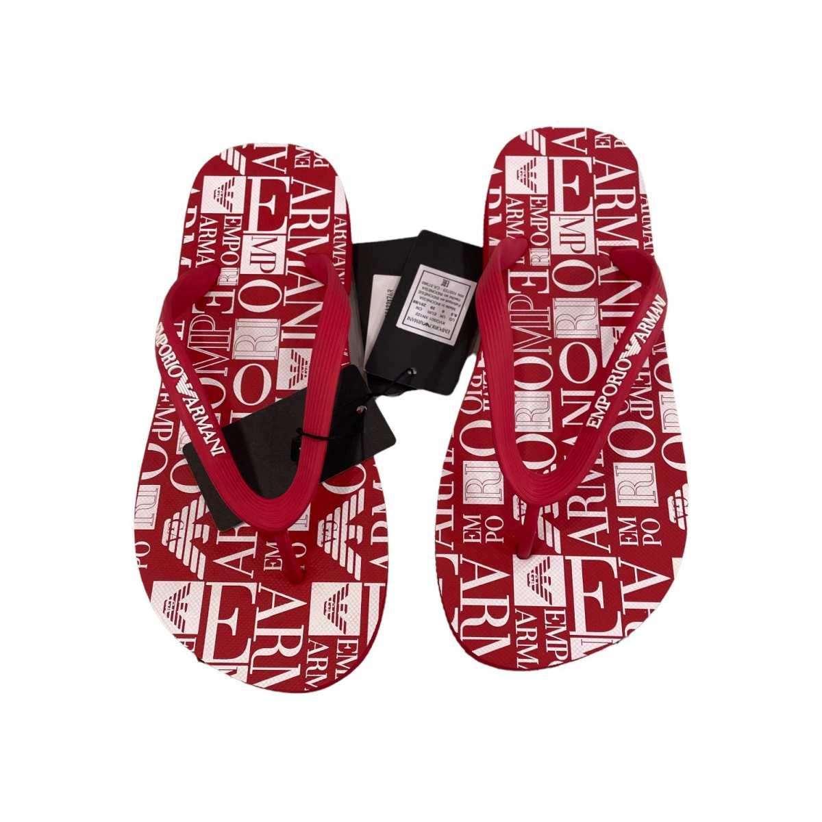 INFRADITO UOMO ARMANI XVQS01 XN122 Rosso