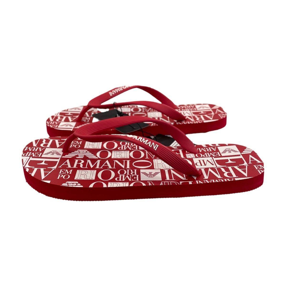 INFRADITO UOMO ARMANI XVQS01 XN122 Rosso