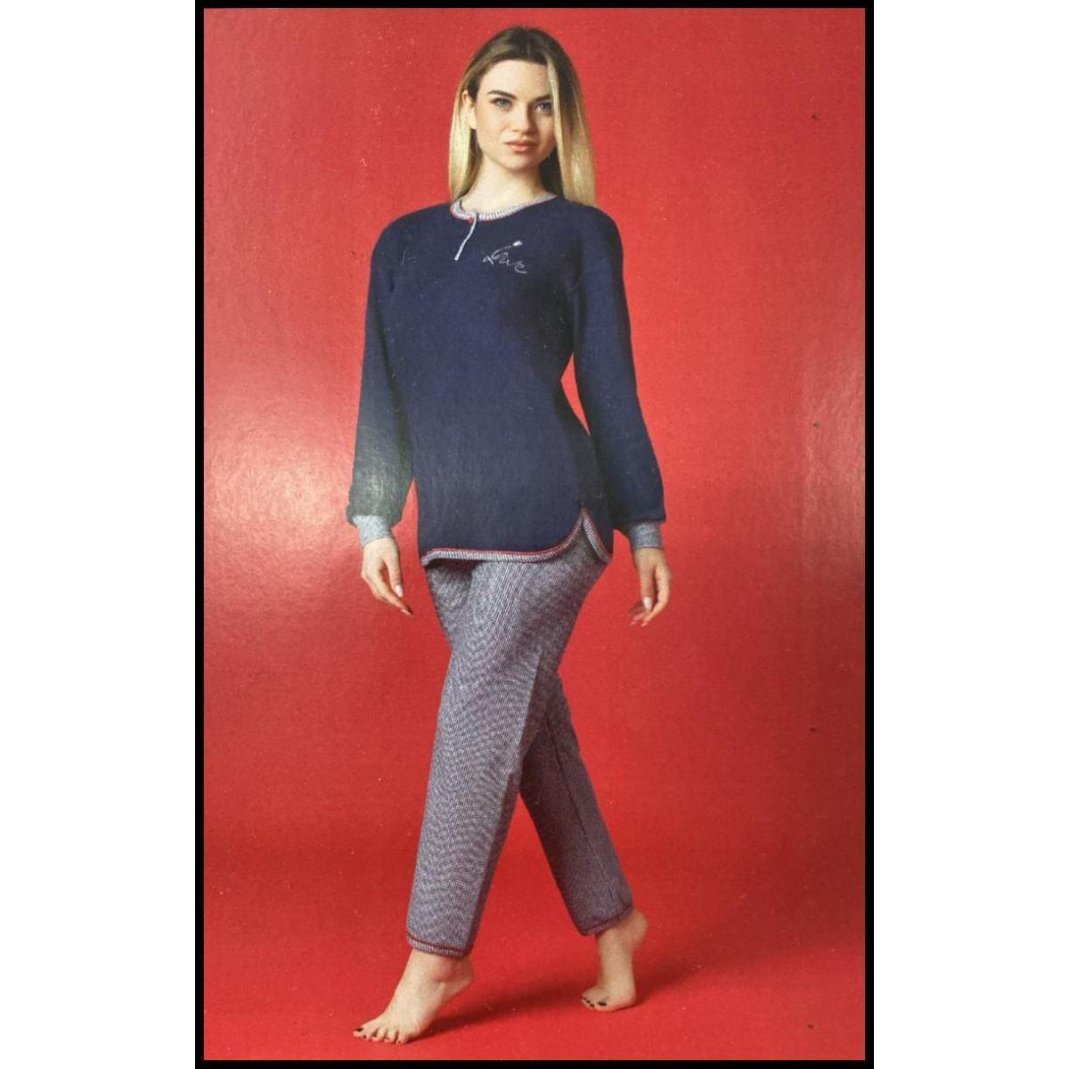 Pigiama Donna Manica Lunga 52235