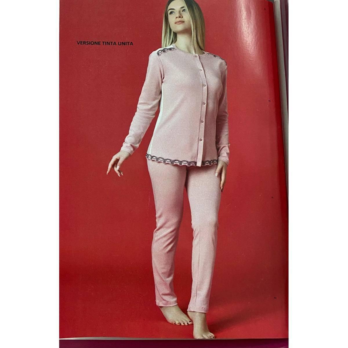 Pigiama Donna Manica Lunga 52283