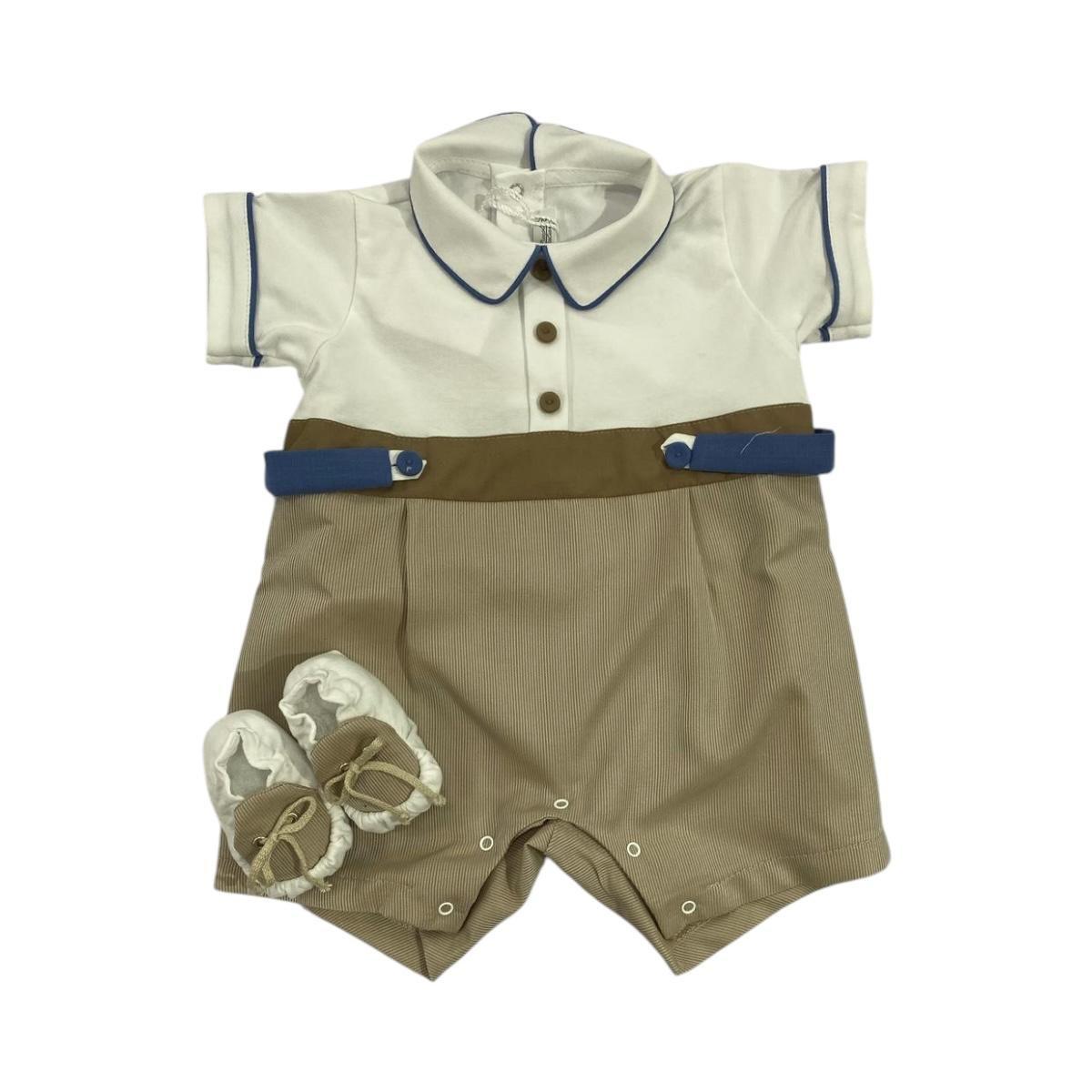 Pagliaccetto+scarpina Neonato Sartoria LP01009