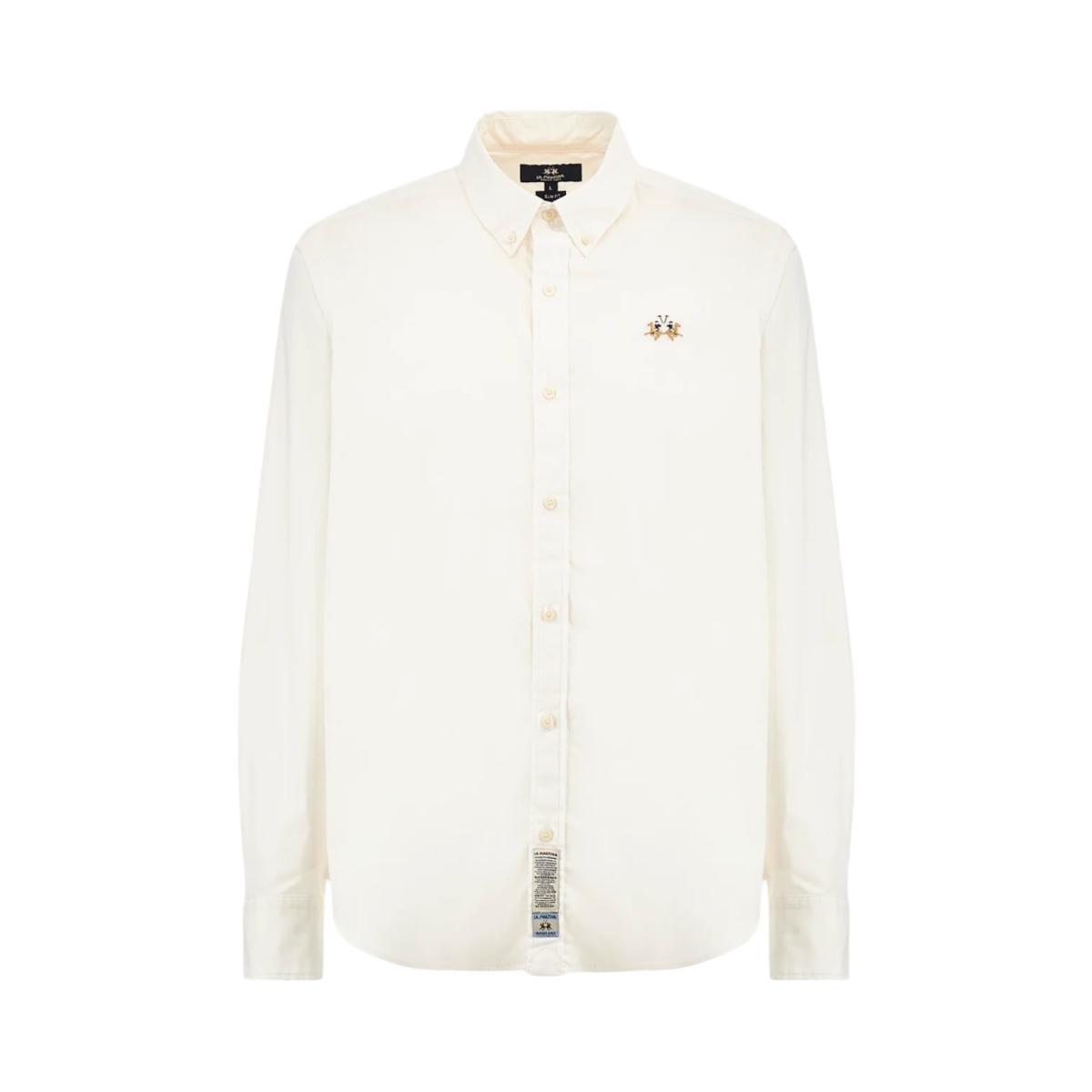 Camicia Uomo La Martina CCMC02 WH PP003