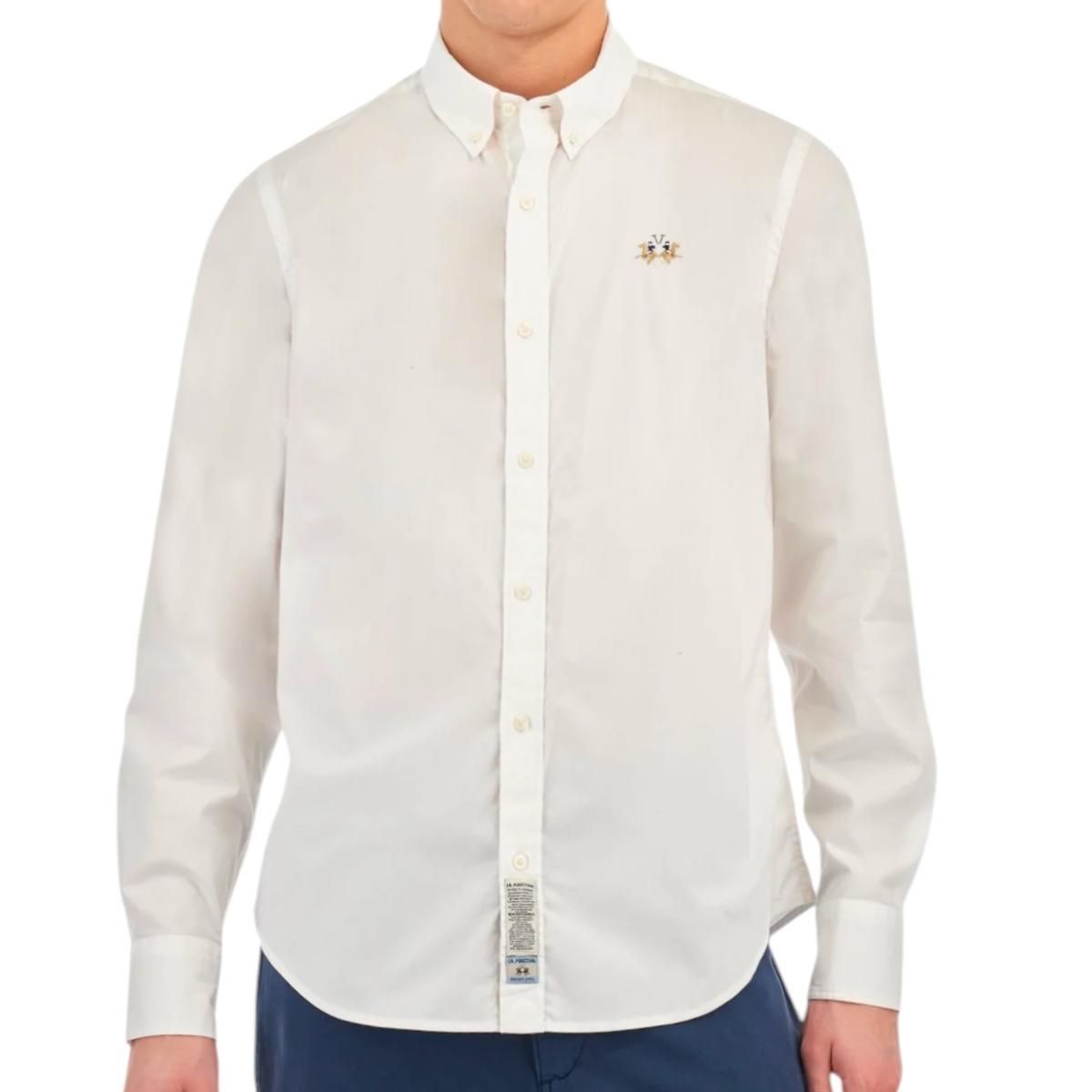 Camicia Uomo La Martina CCMC02 WH PP003