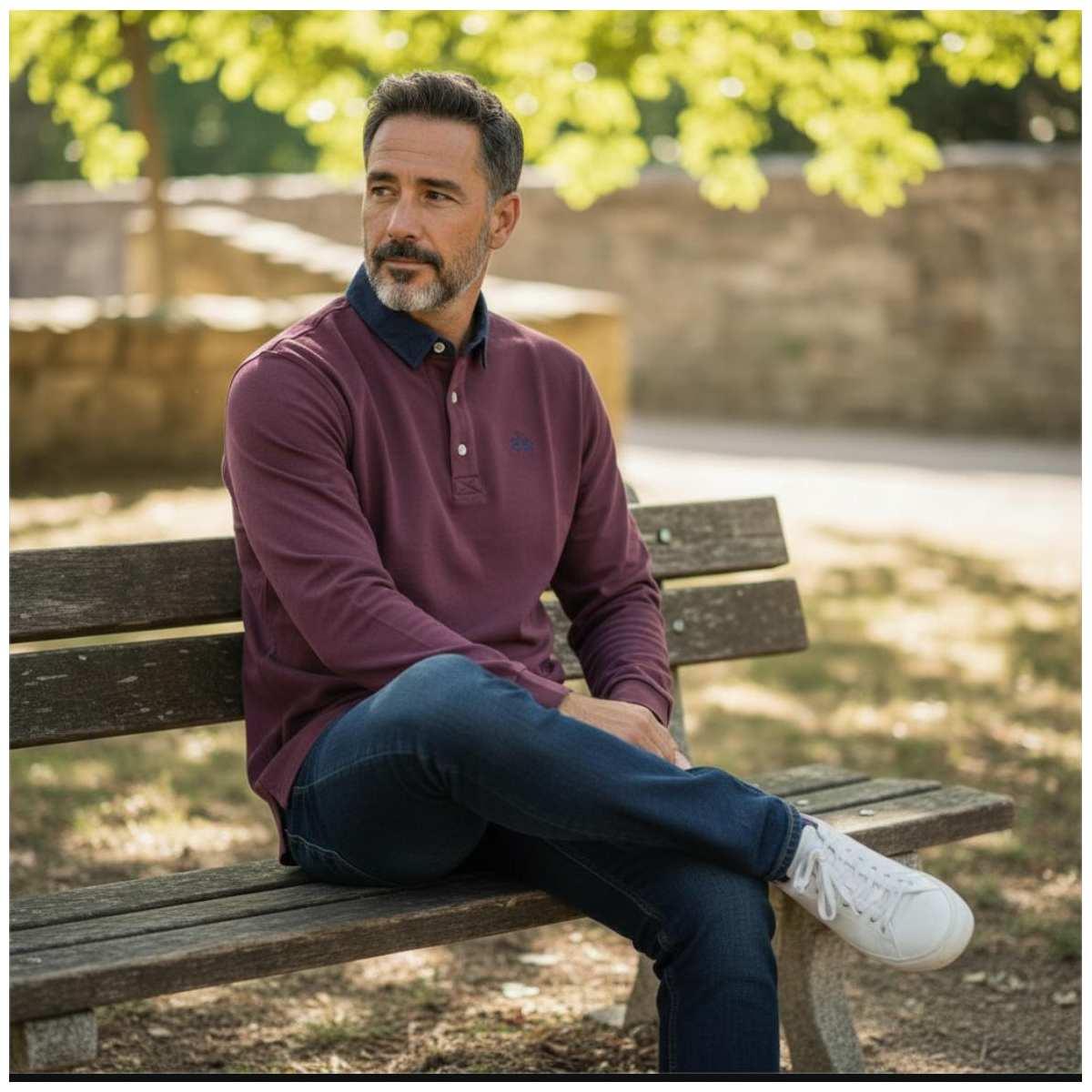 Polo Ml Uomo La Martina MBP007 WH Port
