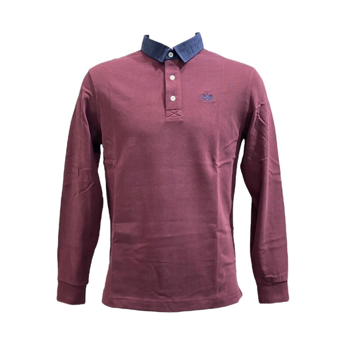 Polo Ml Uomo La Martina MBP007 WH Port