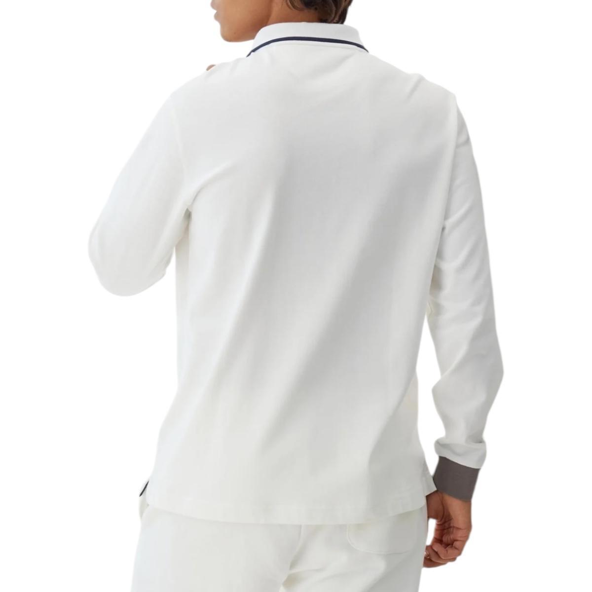 Polo Ml Uomo La Martina MBP300 WH Bianco