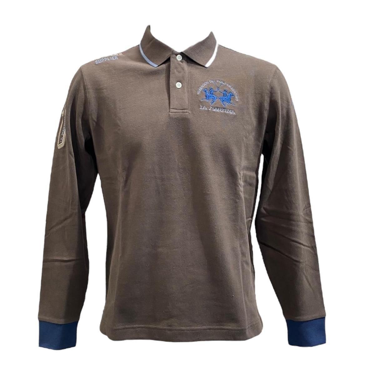 Polo Ml Uomo La Martina MBP300 WH Java