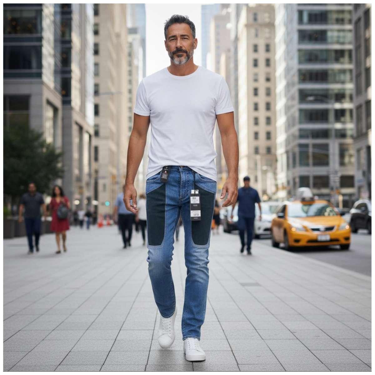 Jeans Uomo Jeckerson James 002-43 D113A