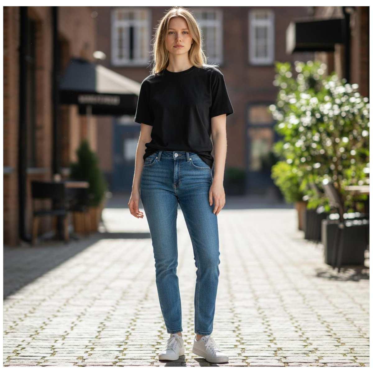 Jeans Donna Tommy W45684 1BJ