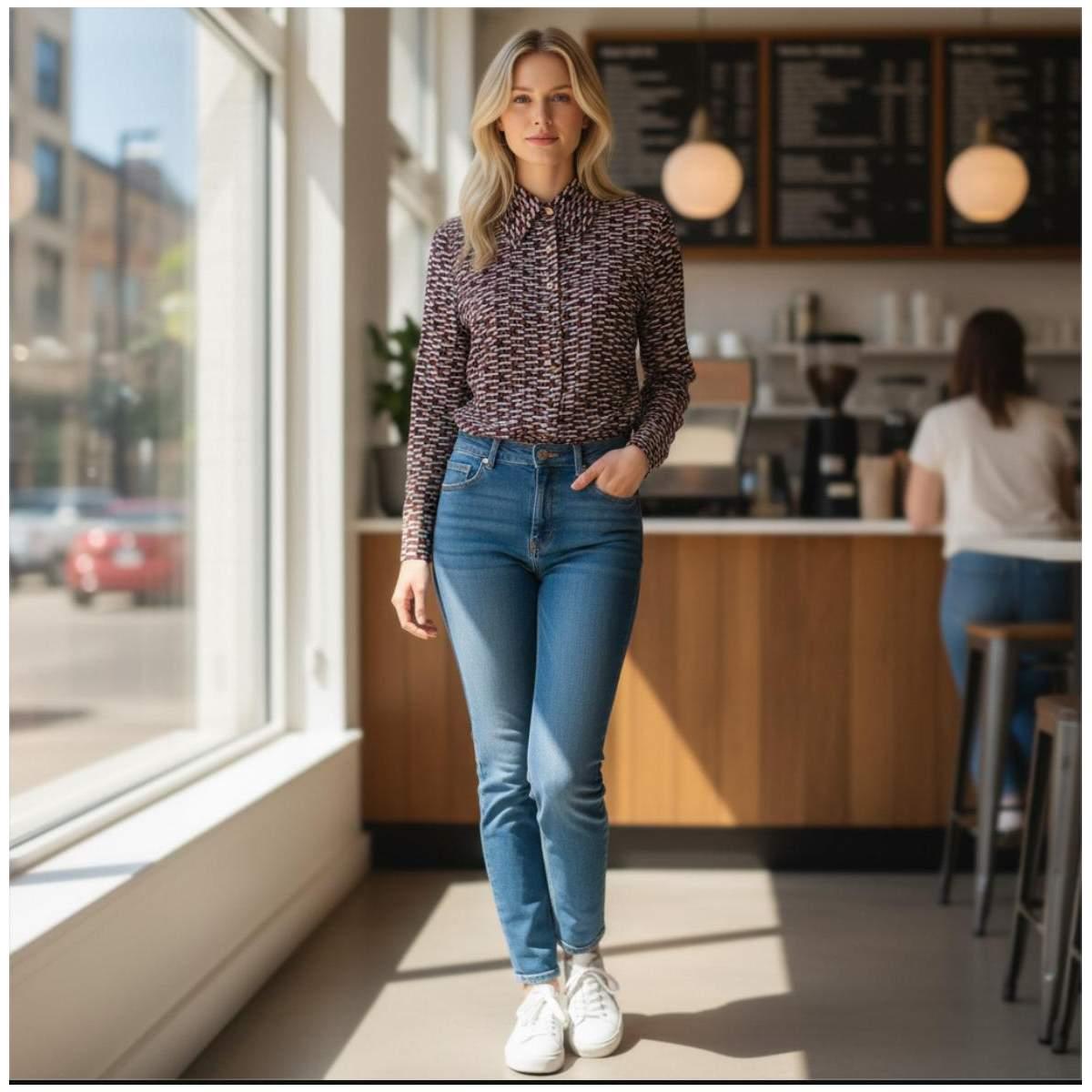 Camicia Donna Ml Tommy Hilfigher 47930 OGY