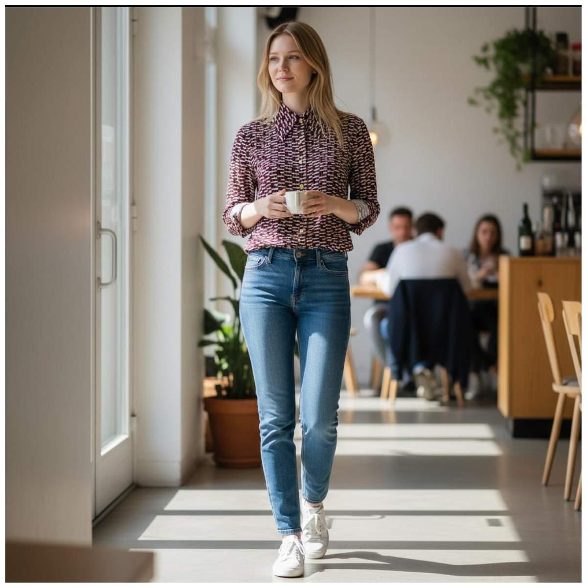 Camicia Donna Ml Tommy Hilfigher 47930 OGY