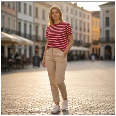 T-Shirt Donna Mm Tommy W47809Riga