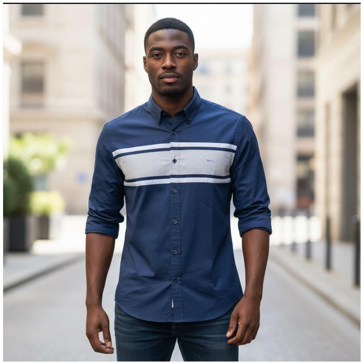 Camicia Uomo H&Blaine 607006912M 808 Calibrato