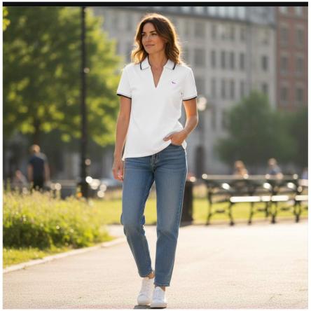 Polo MM Donna H&Blaine 50020862 100