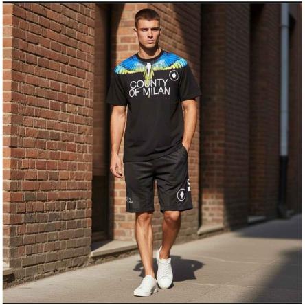 T-Shirt MM Uomo Marcelo Bourlon S6CMMATH086