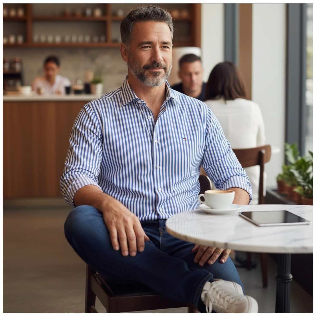 Camicia Uomo Tommy Hilfigher MW42928 C7F