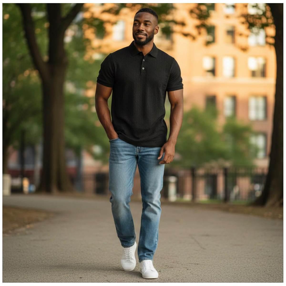 Polo Uomo Mezza Manica Ck LV04LE203G UB1