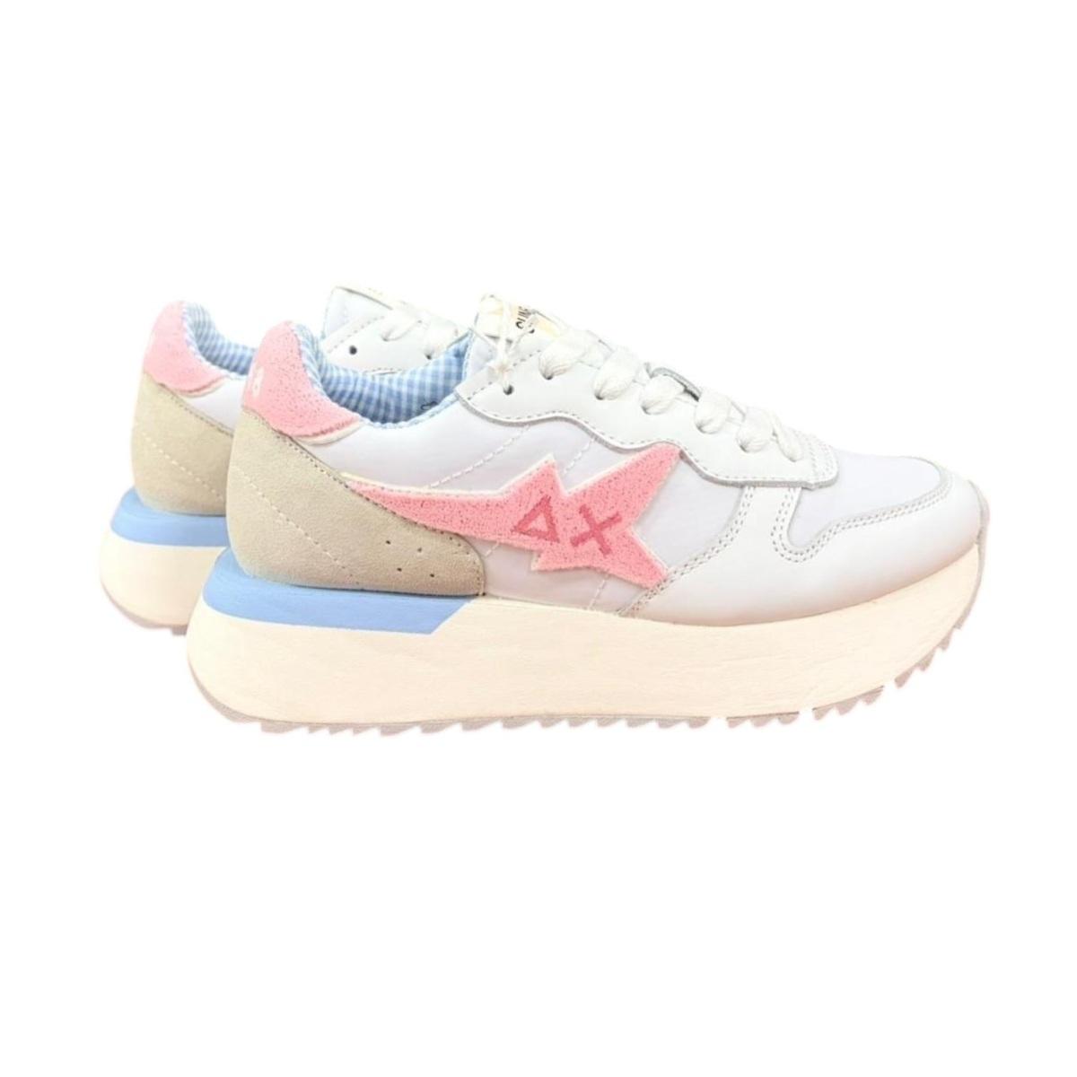 Scarpa Donna Big/Star/Spon/Logo Z36222 bia/ros