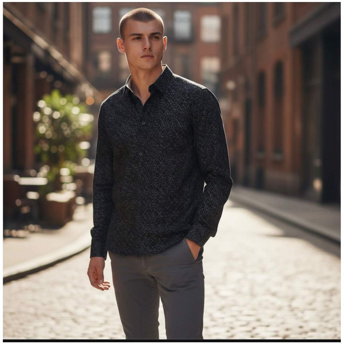 Camicia Uomo A.Exchange XM2280 AF13235 FC304