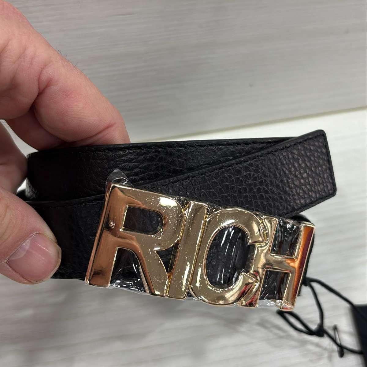 Cintura Uomo Richmond 26281CI Black/Gold