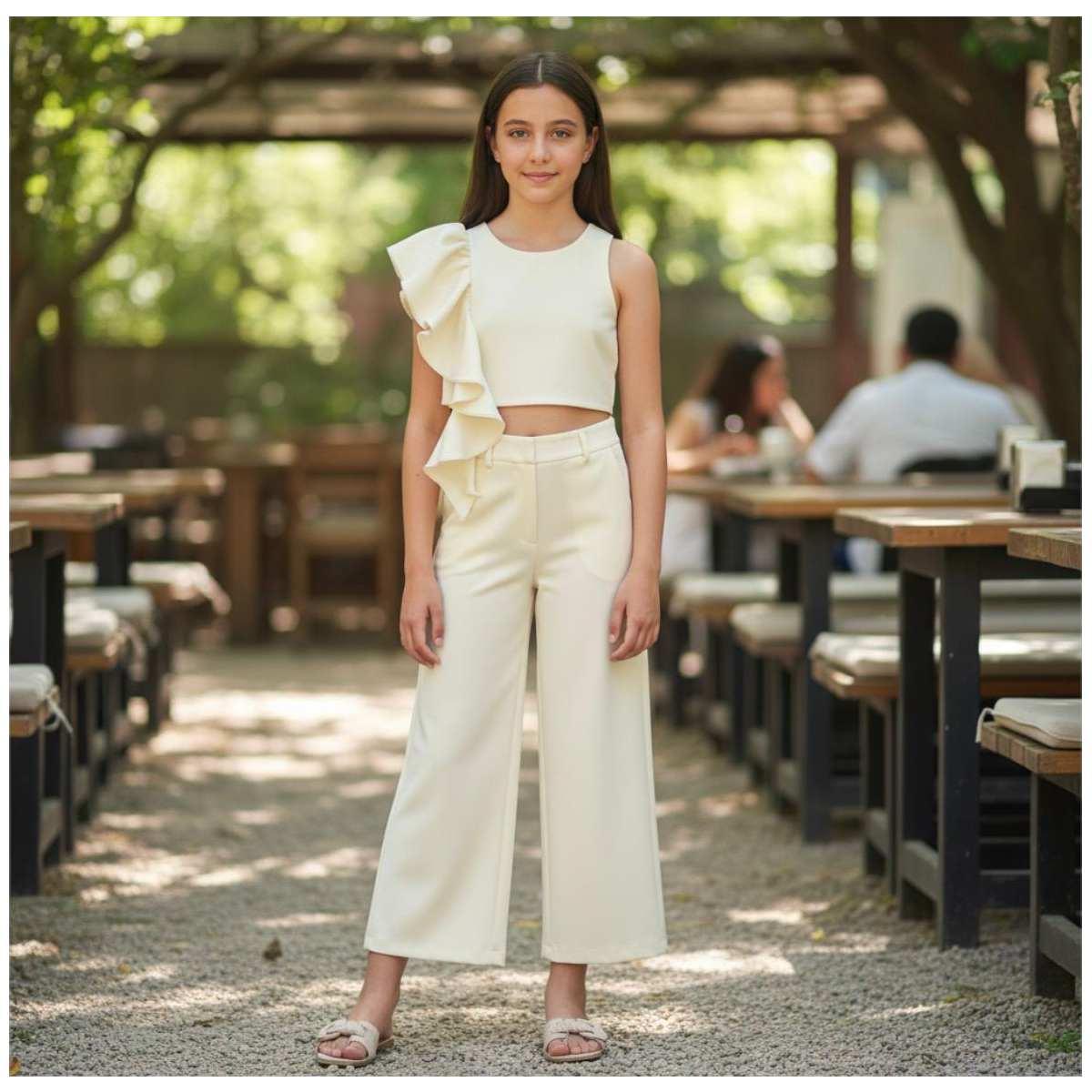 Pantalone Ragazza NAISE NAI27532/Burro