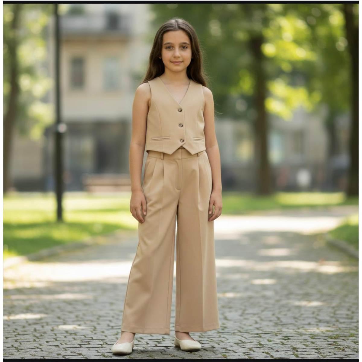 Pantalone Ragazza NAISE NAI27505/Biscotto