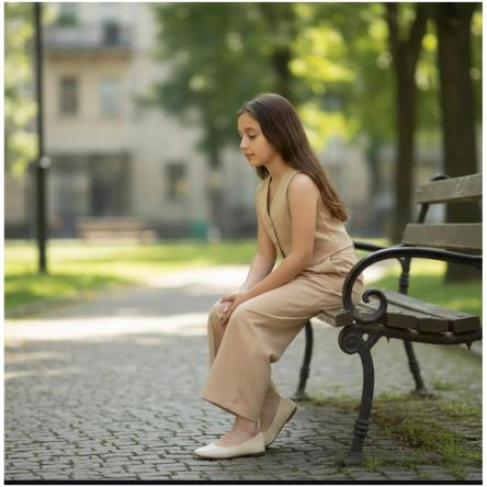 Gilet Ragazza NAISE NAI27492/Biscotto