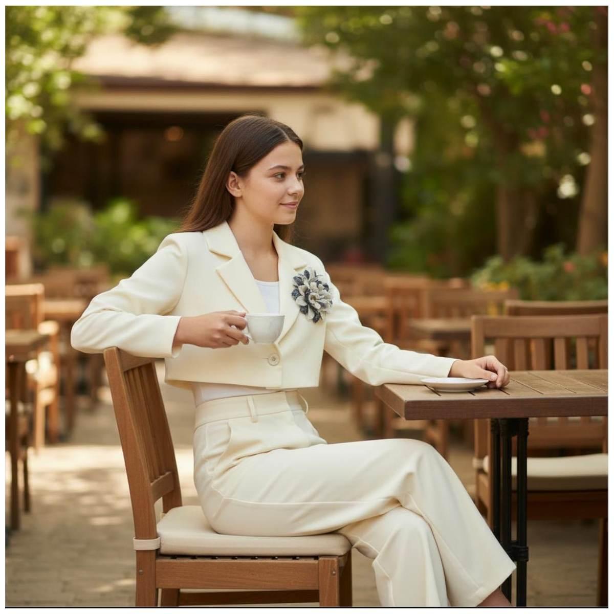 Giacca Ragazza NAISE NAI27514/Burro