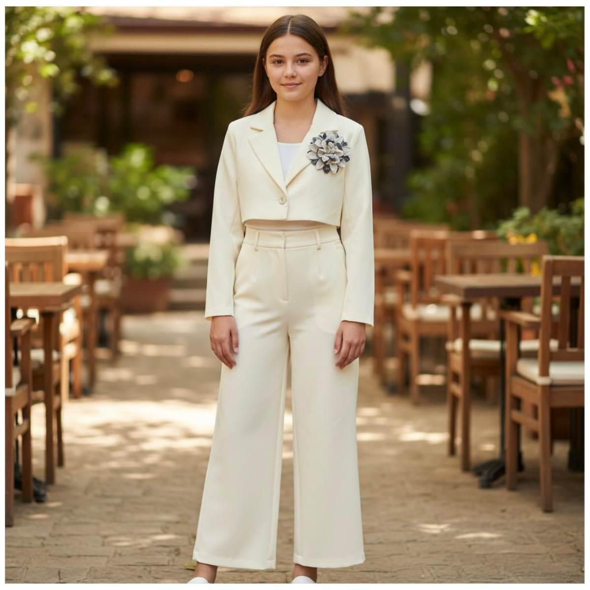 Giacca Ragazza NAISE NAI27514/Burro