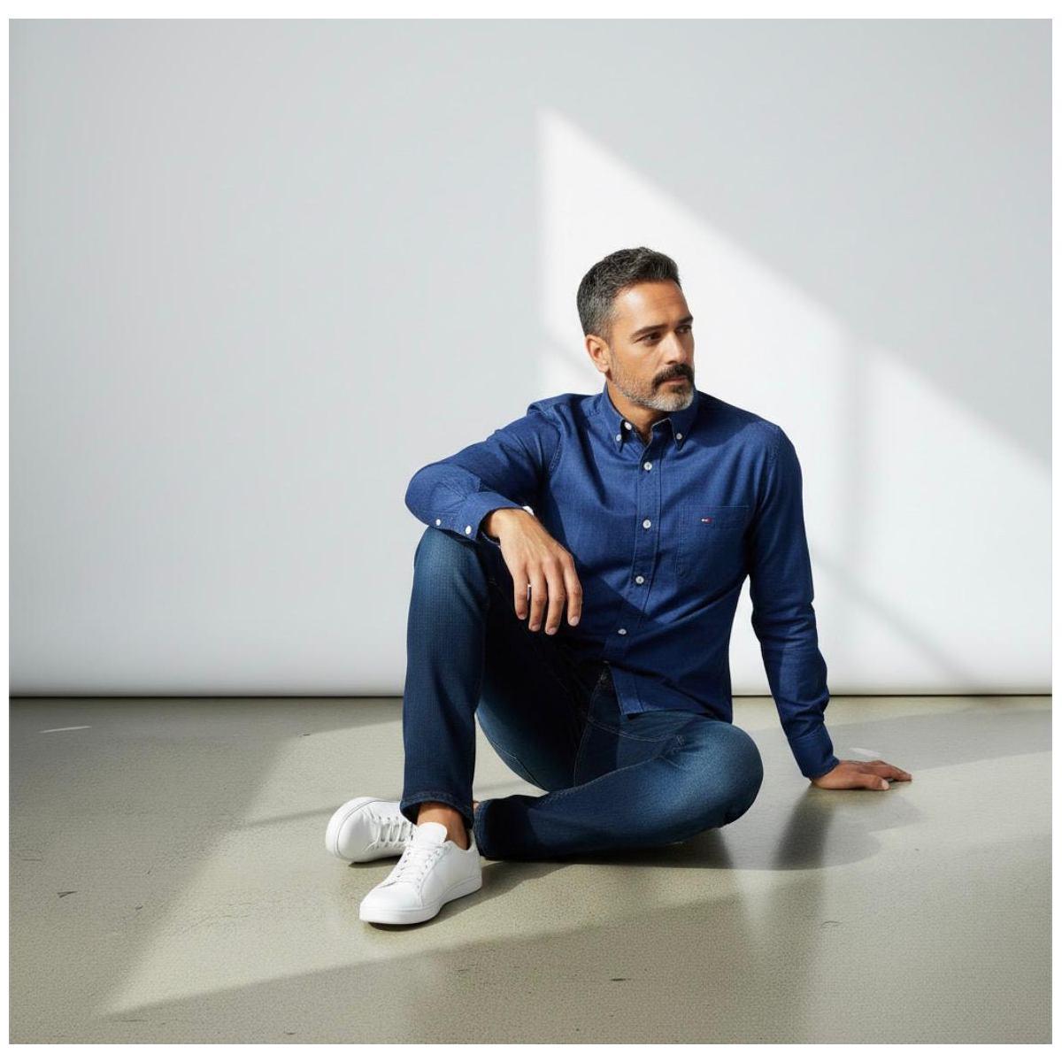 Camicia Uomo Tommy Hilfigher MW41530 C3I