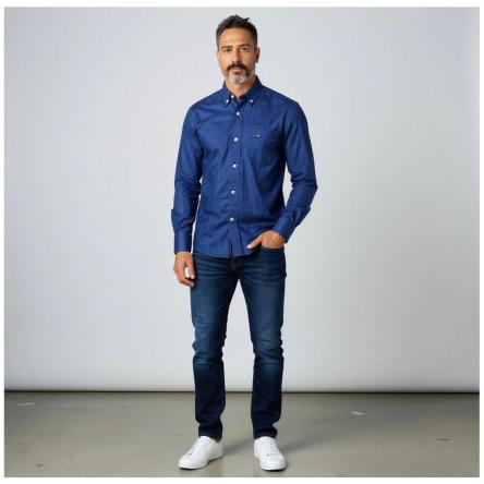 Camicia Uomo Tommy Hilfigher MW41530 C3I