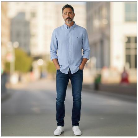 Camicia Uomo Tommy Hilfigher MW41530 C1O