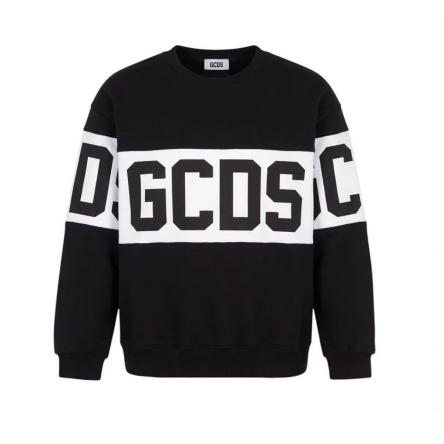 Felpa Ragazzo/a GCDS FW26E584 Black/White