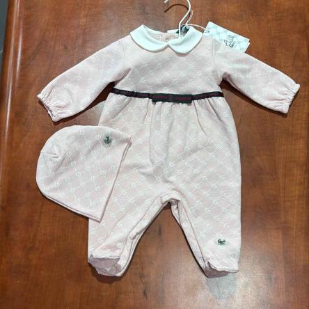 Set Tutina+Berreto Baby G.Gucci SETG12S Rosa