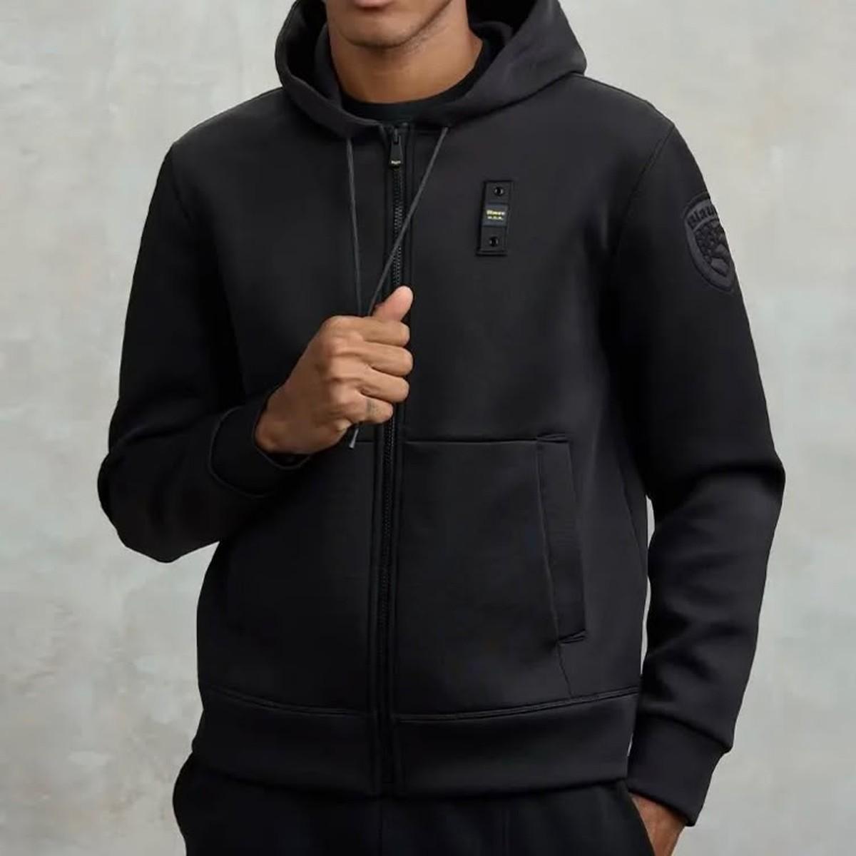 Felpa zip Uomo 26WBLUF2394