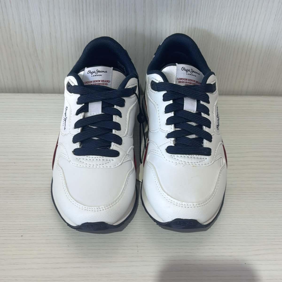 Scarpa Bimbo Pepe Jeans PBS00019 White