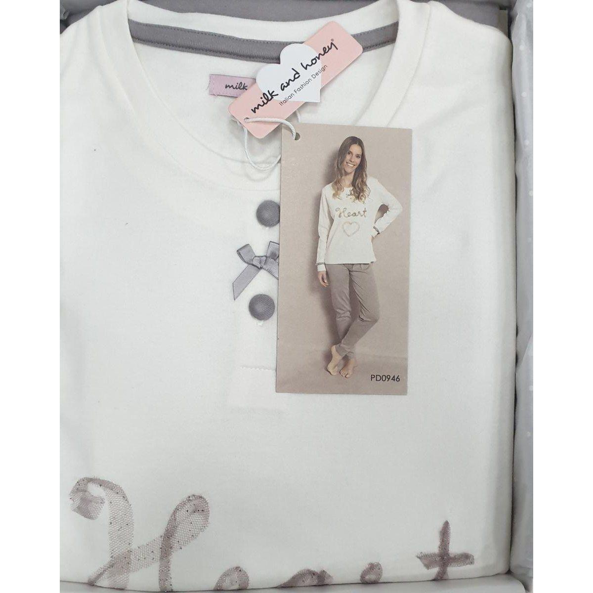 Pigiama Donna Ml Milk And Honey Pd0946-