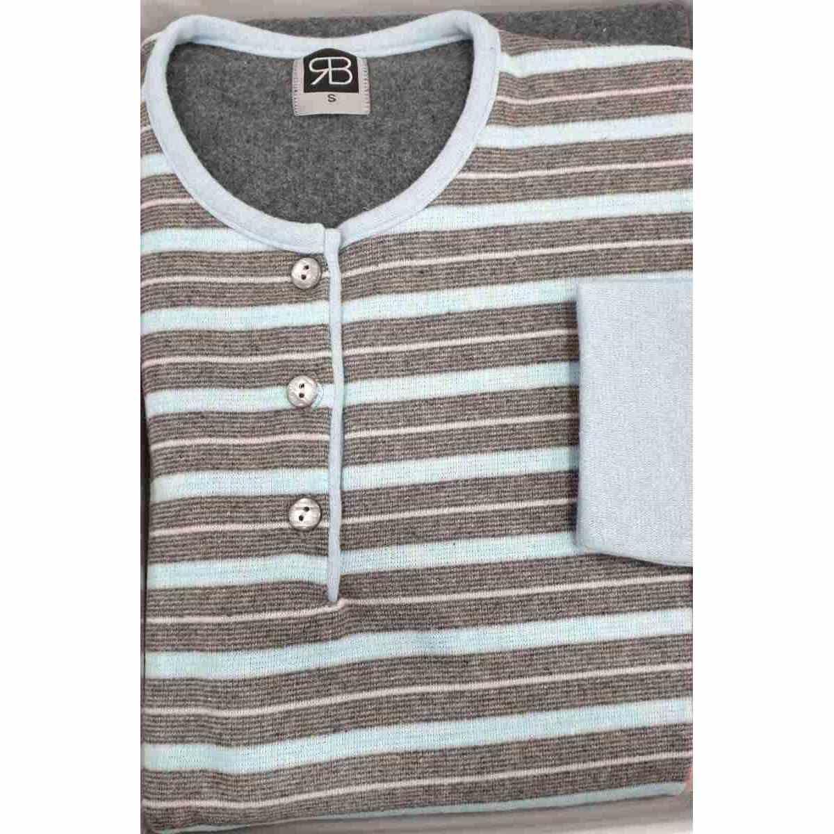 Pigiama Donna Manica Lunga Rb Bd555