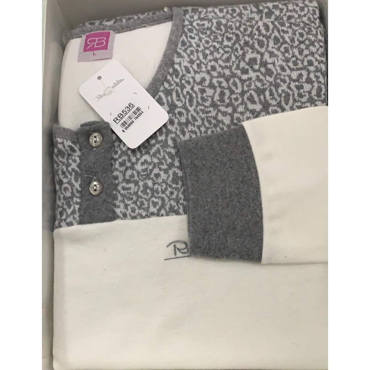 Pigiama Donna Manica Lunga Rb536