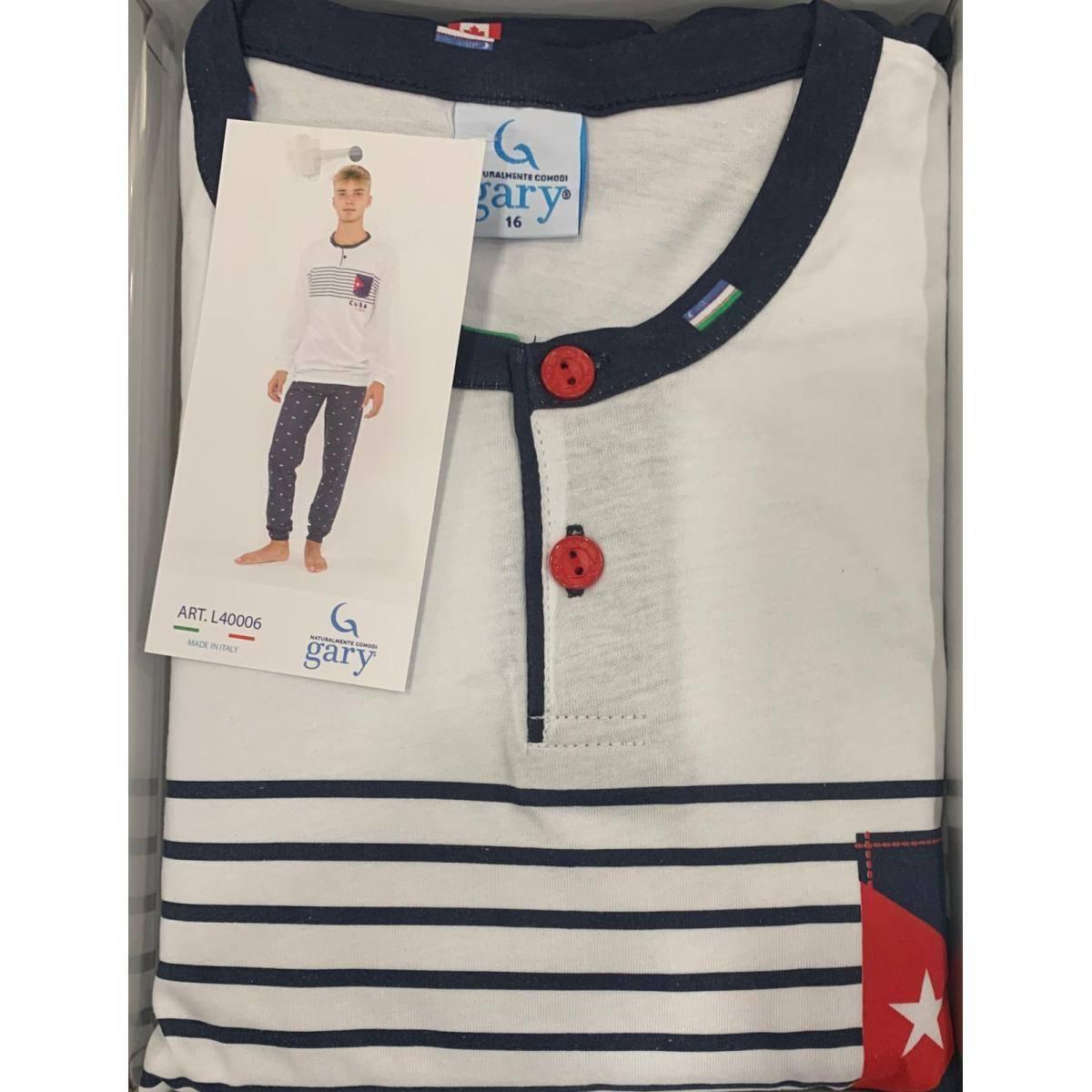 Pigiama Ragazzo Manica Lunga L40006