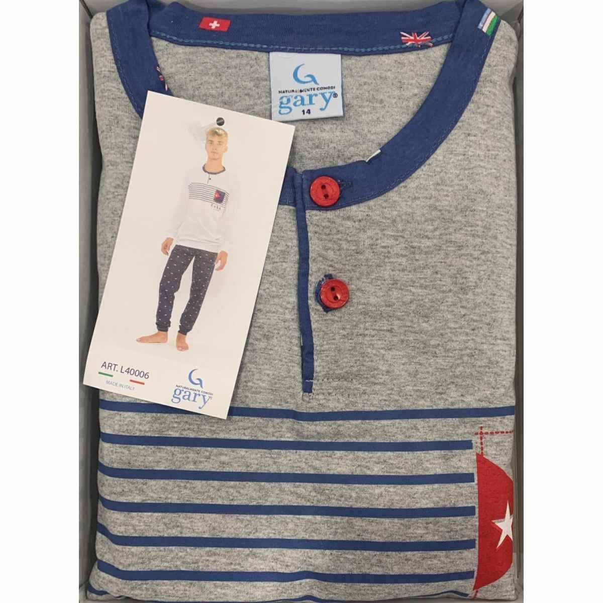 Pigiama Ragazzo Manica Lunga L40006