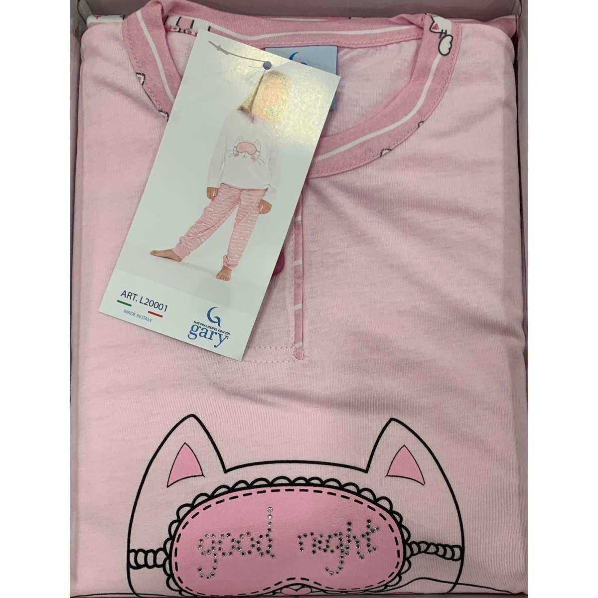 Pigiama Bimba Manica Lunga L20001 T3-7