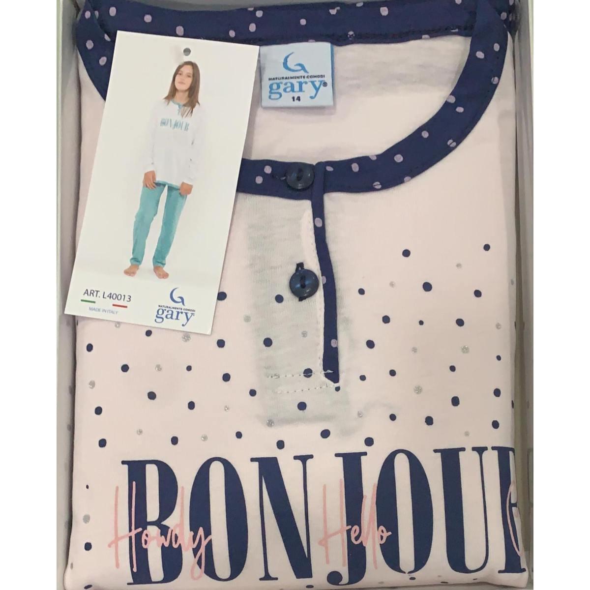 Pigiama Ragazza Manica Lunga L40013